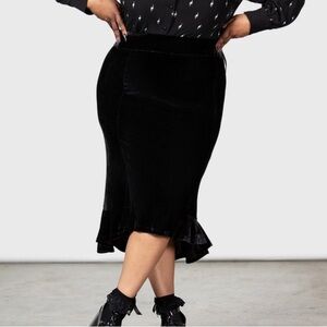 Little Storm Cloud MIDI Skirt